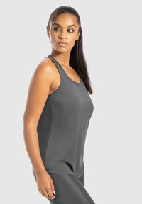 Smilodox MEGGY RACERBACK TOP - Top - anthrazit