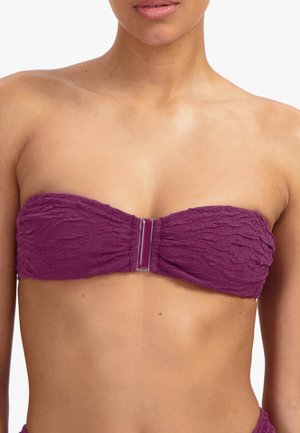 BANDEAU  - Haut de bikini - paars