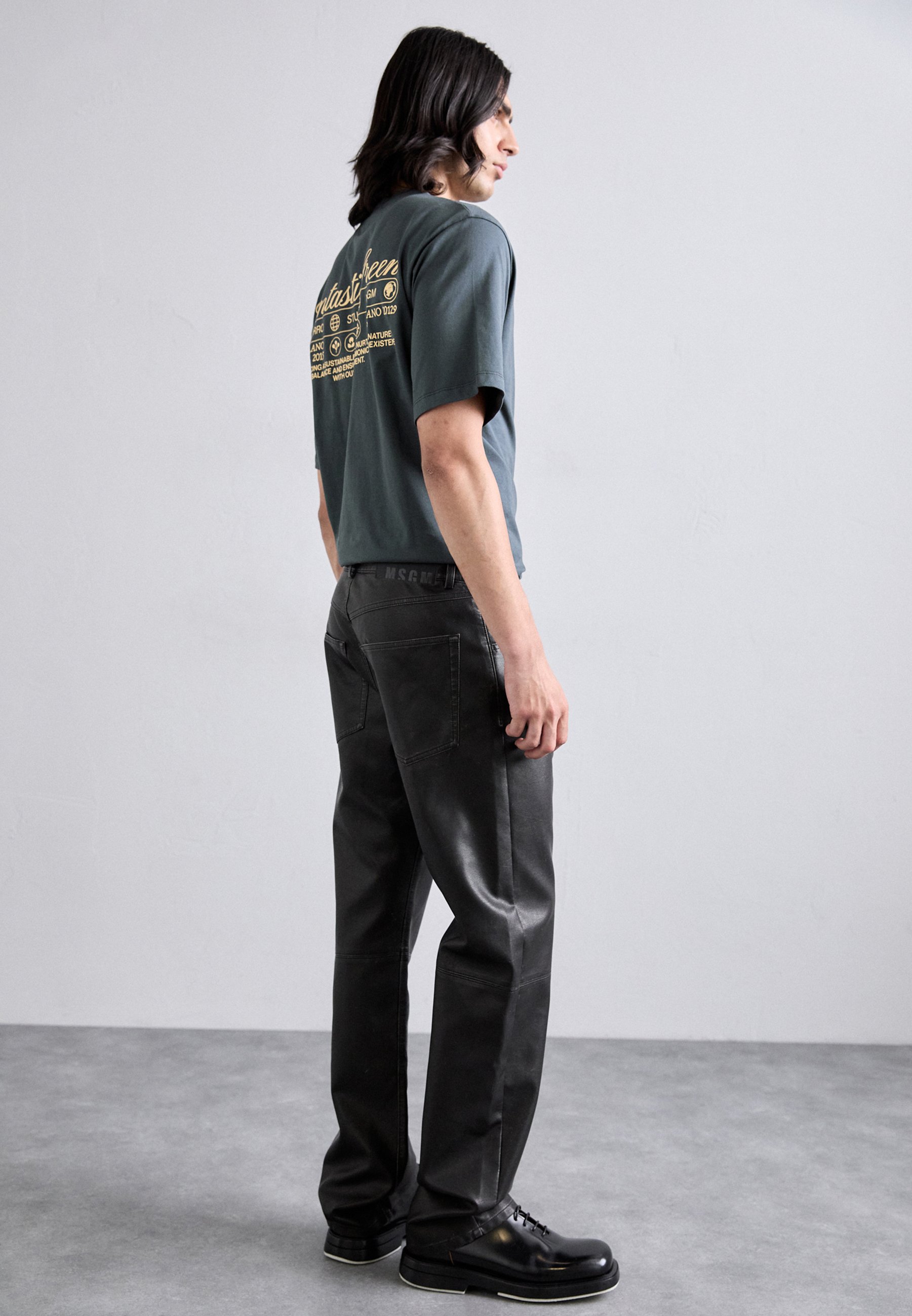 MSGM PANTS - Trousers - black - Zalando