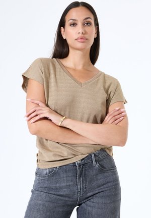 T-shirt basic - soft taupe