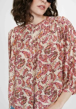 IMPRIMÉE FLORALE PECHE VEZIA - Blouse - peche