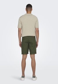 Only & Sons ONSPLY LIFE - Calções de ganga - olive night