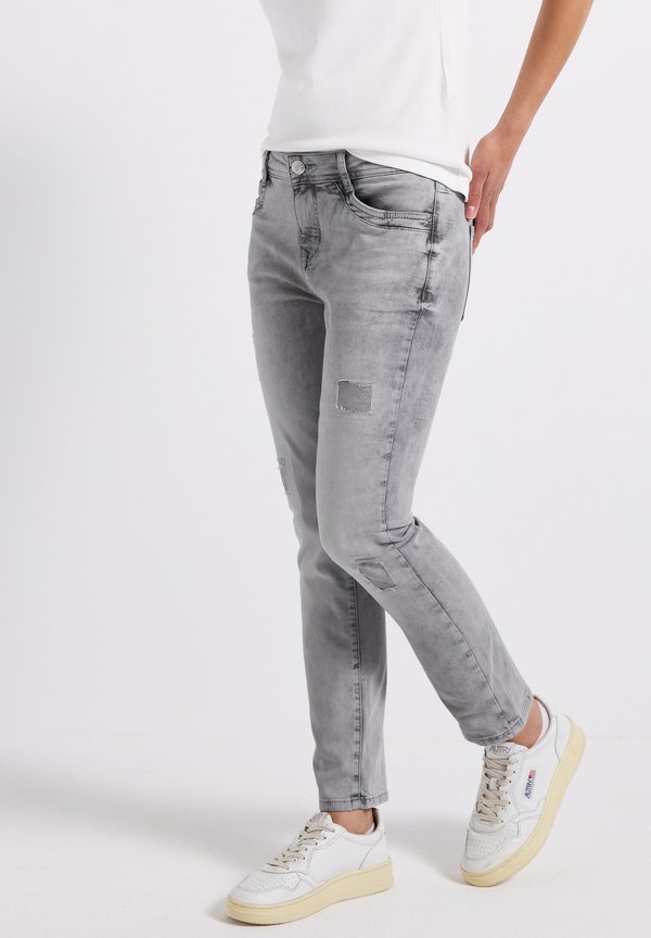 IM DESTROYED-LOOK - Jeans Slim Fit - grau