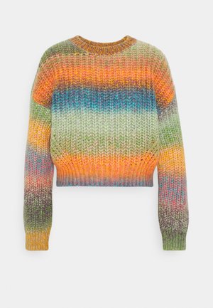 Striktrøje - multi-coloured