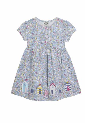 REGULAR FIT - APPLIQUÉ FLORAL PRINT DRESS - Vapaa-ajan mekko - pink