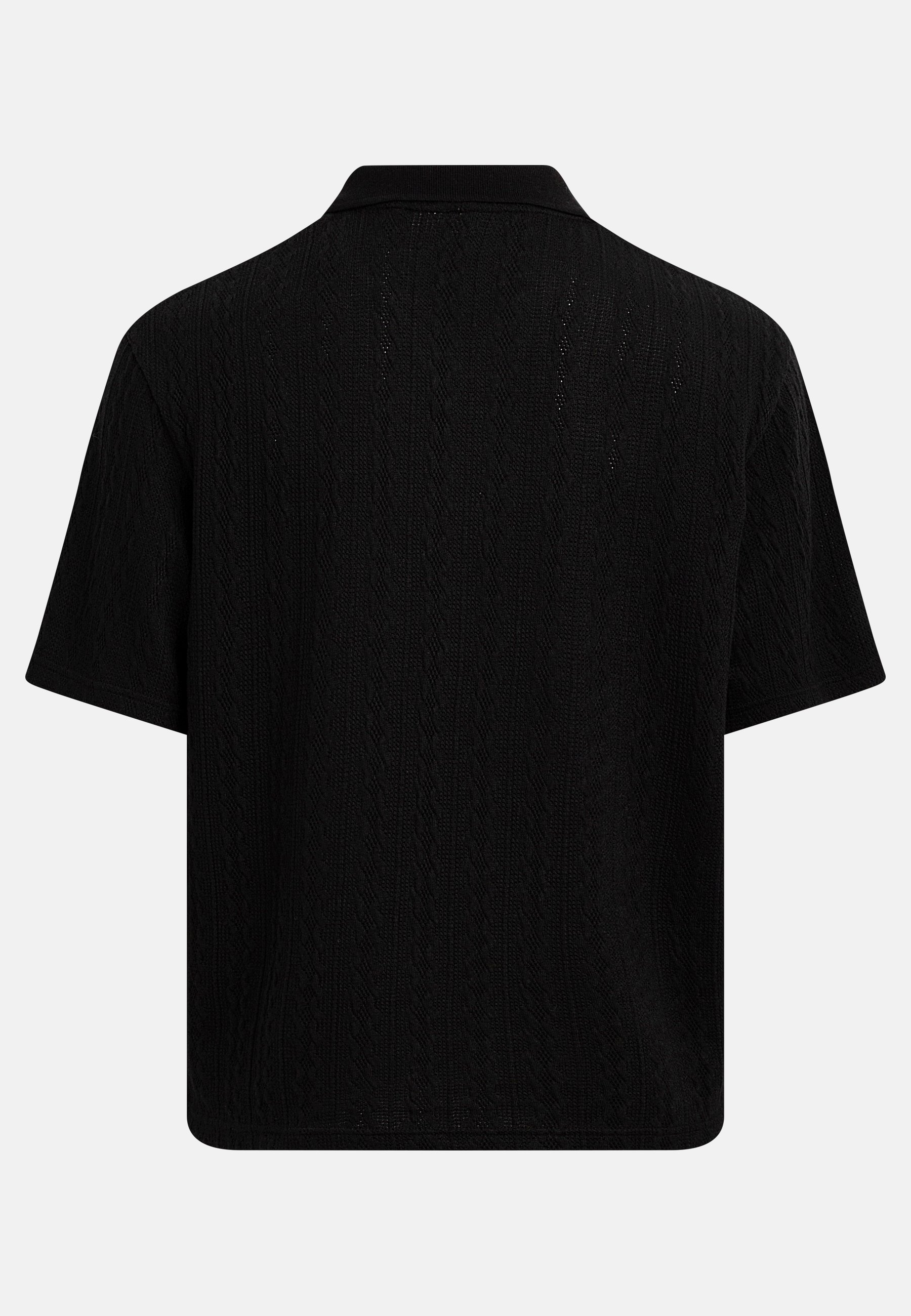 Redefined Rebel MARCUS TEE REGULAR FIT - Polo shirt - black