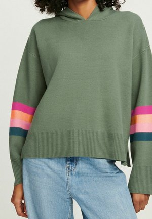 Felpa con cappuccio - green