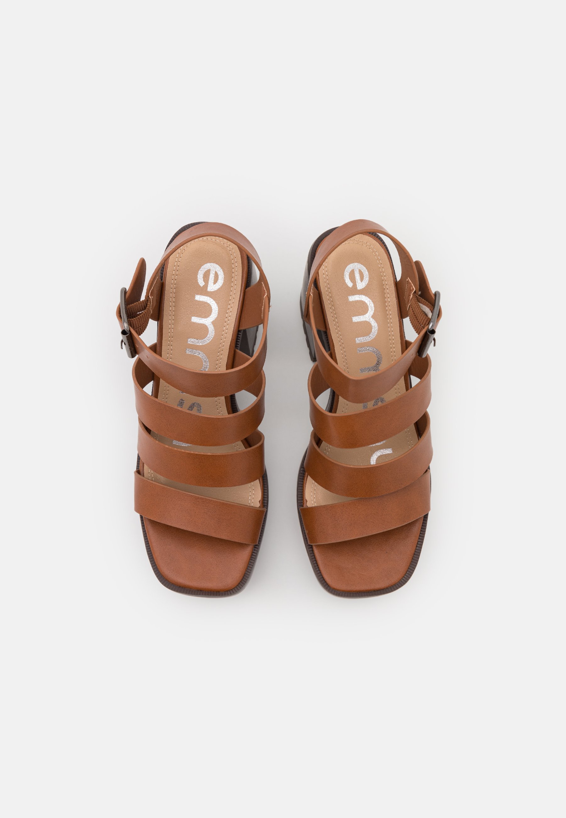 Emmshu DITA - Sandalias con plataforma - brown/marrón - Zalando.es