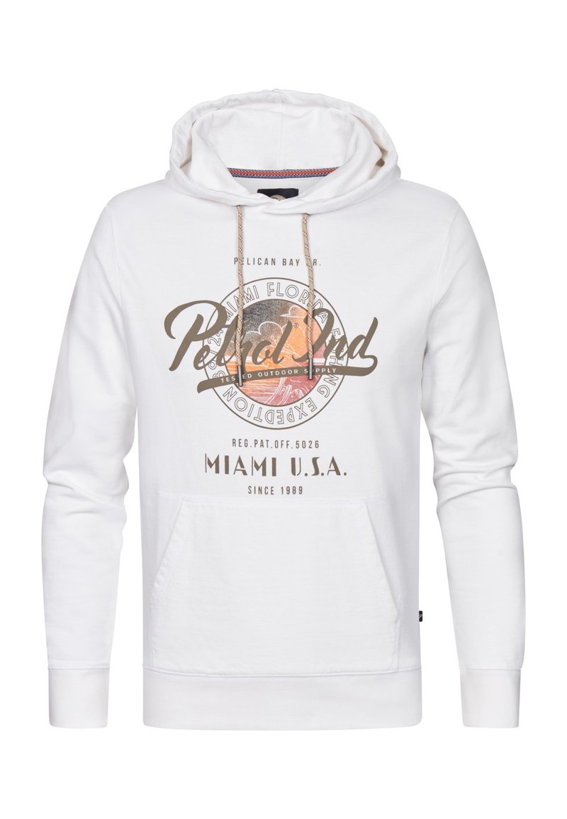 Petrol Industries Hoodie wit Petrol Industries Hoodie wit