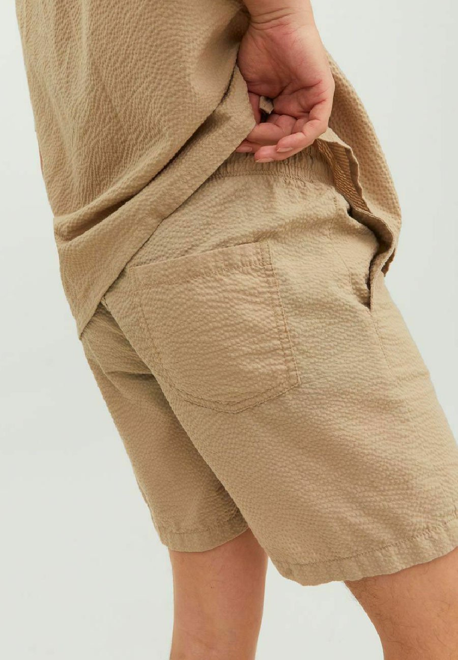 JACK & JONES Heren Jpstjeff Jjjogger Seersucker DEK Pls Sweat