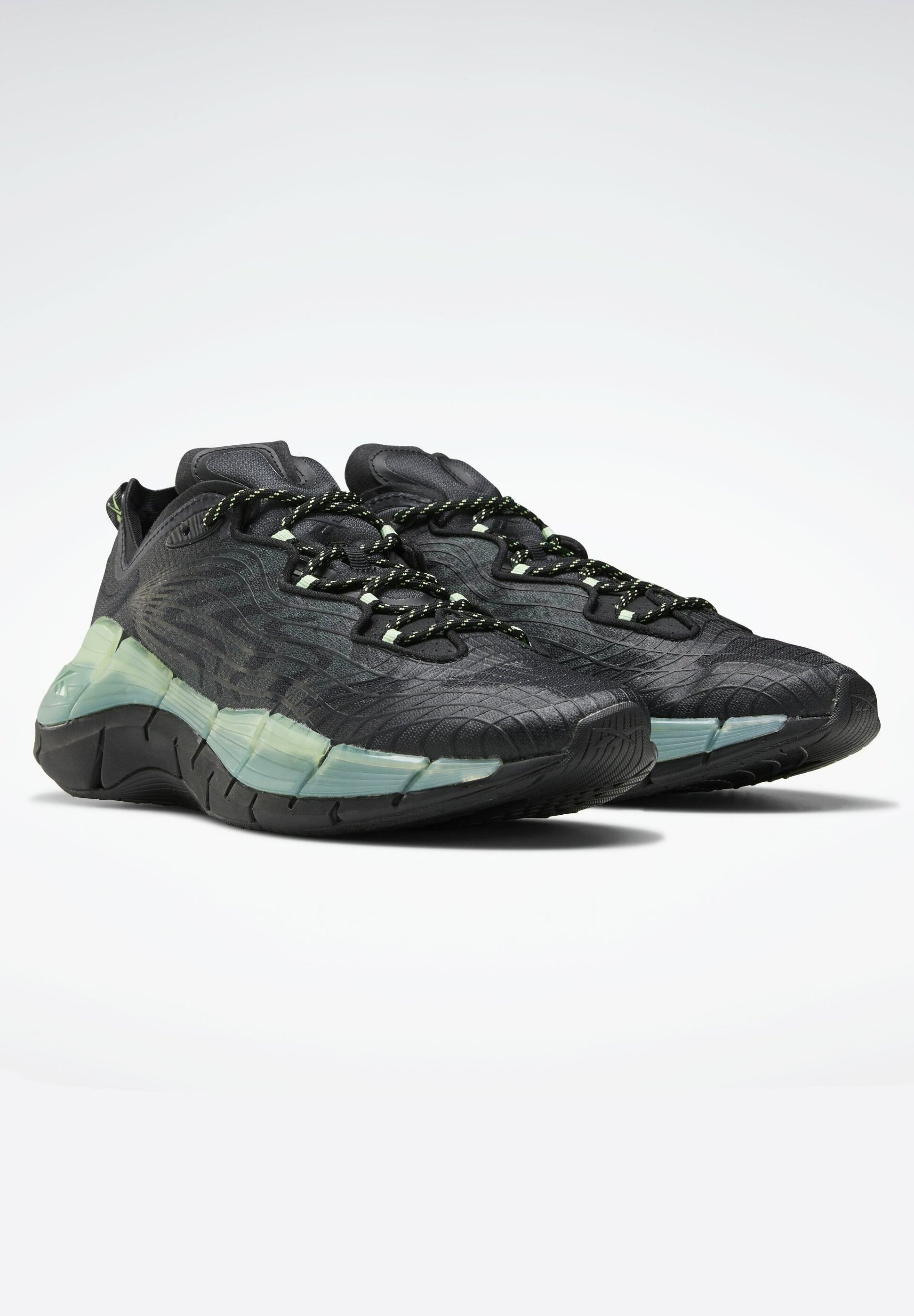 Reebok BUTY ZIG KINETICA II - Zapatillas de running estables - black/negro  - Zalando.es