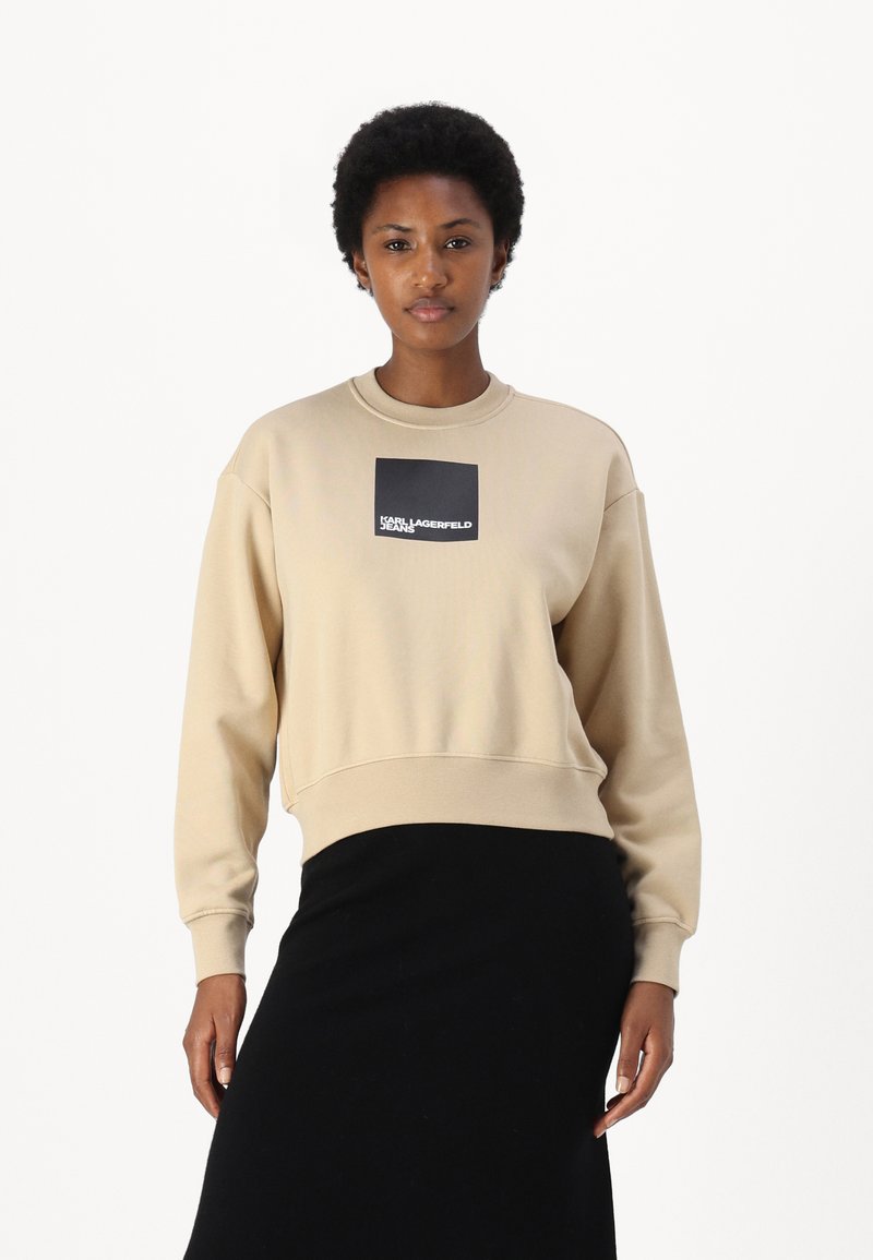 Karl Lagerfeld Jeans SWEATSHIRT - Sudadera - safari