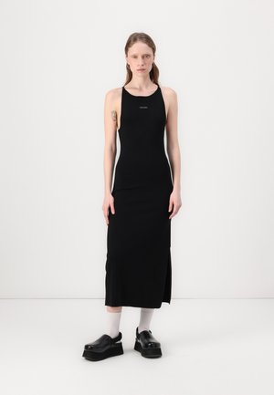 PLACED LONG DRESS - Maxi dress - black