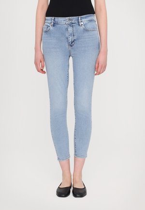 LE HIGH SKINNY CROP - Jeans Skinny Fit - light blue