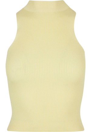 Urban Classics SHORT TURTLENECK  - Tops - softyellow