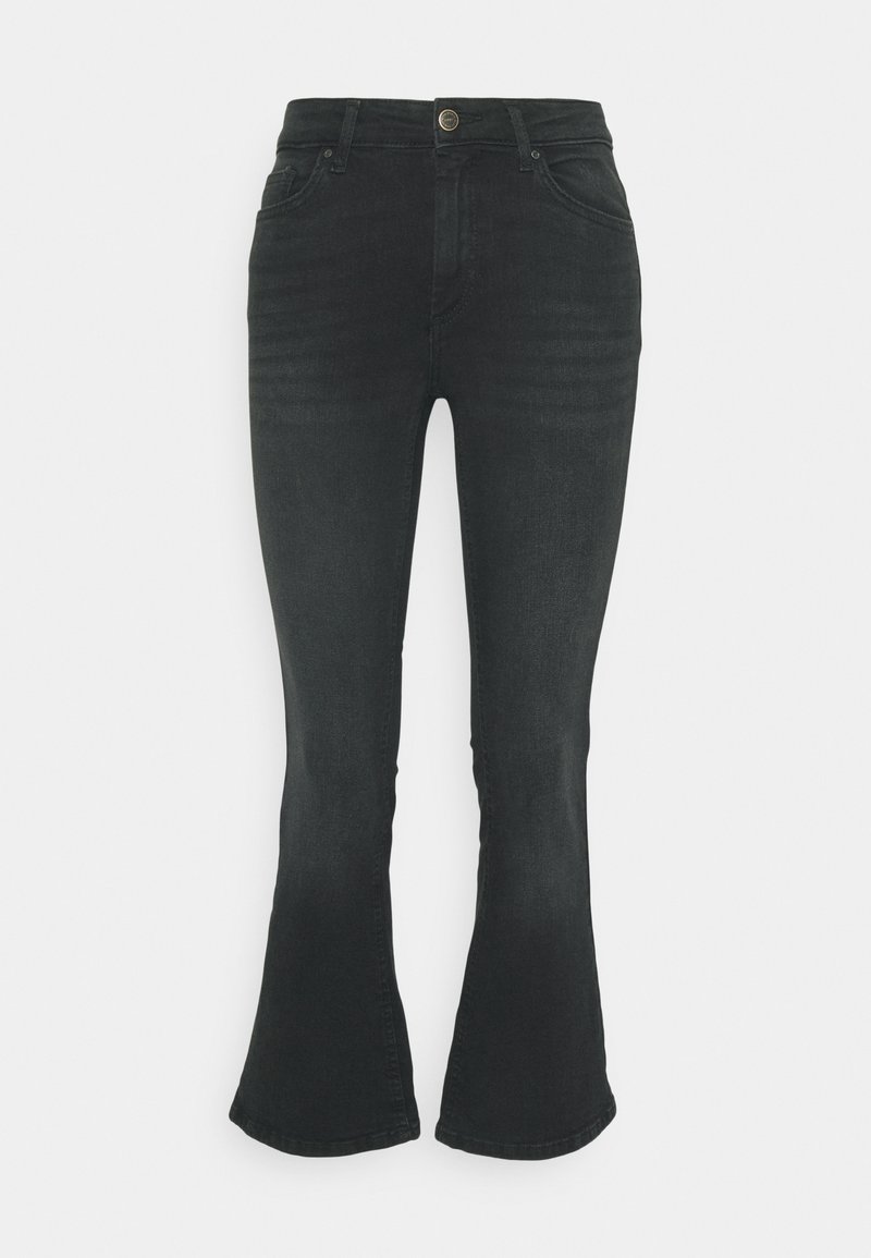 Only Petite Flared Jeans zwart denim/blackdenim Only Petite Flared Jeans zwart denim/blackdenim
