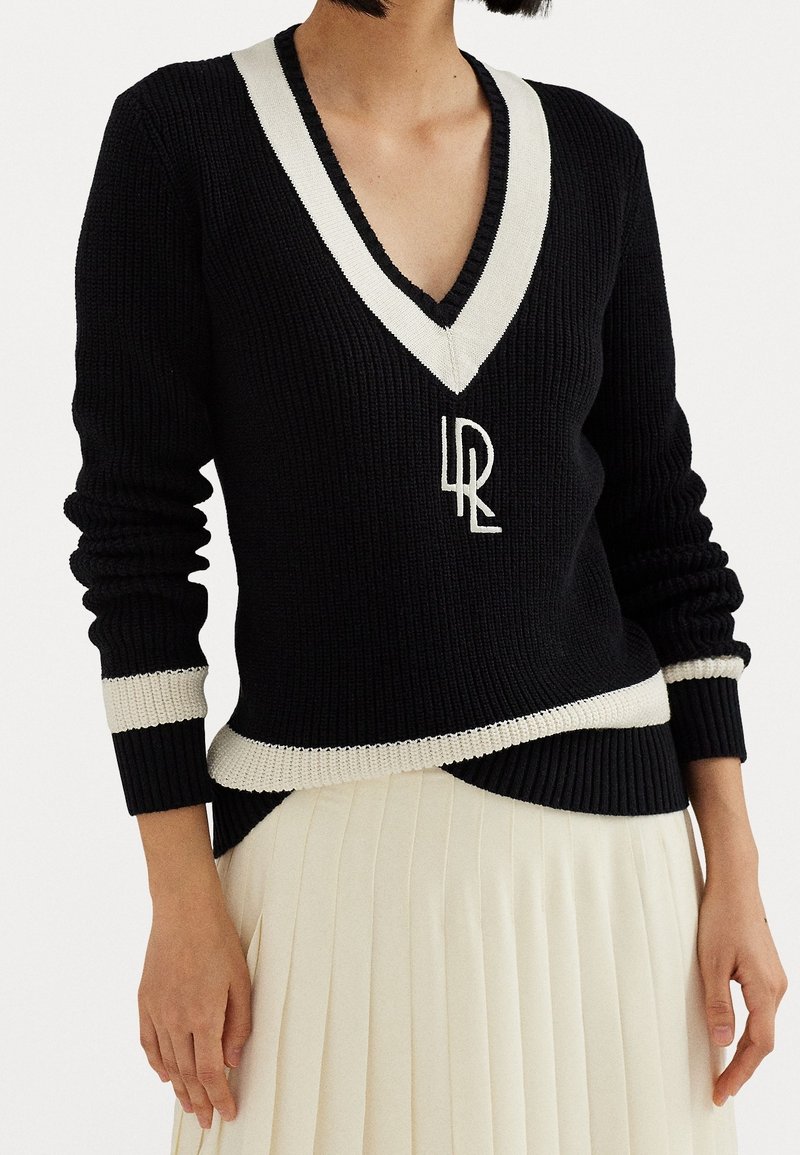 Lauren Ralph Lauren Petite Svetr - black