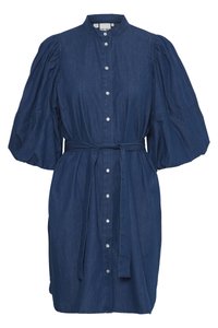 BORGIE - Τζιν φόρεμα - washed dark blue