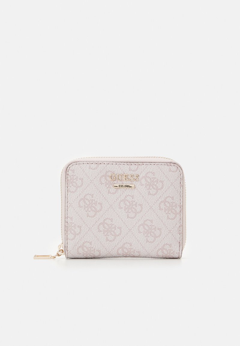 Guess ZADIE LOGO ZIP AROUND Wallet powder logo/pink Zalando.ie