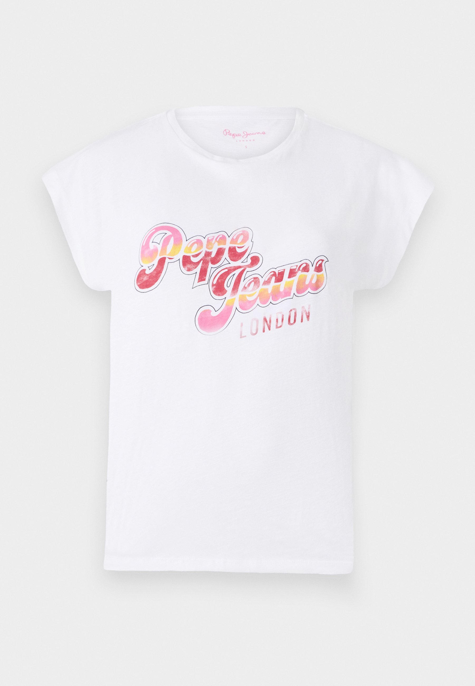 売れ筋商品|||ペペジーンズ Tシャツ レディース トップス ROSALIE - Print T-shirt - white Pepe Jeans ROSALIE - T-shirt con stampa - white/bianco