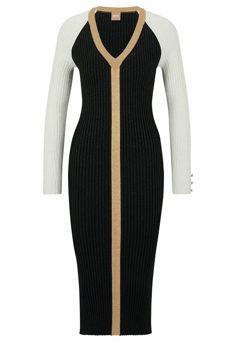 Boss Gebreide jurk meerkleurig