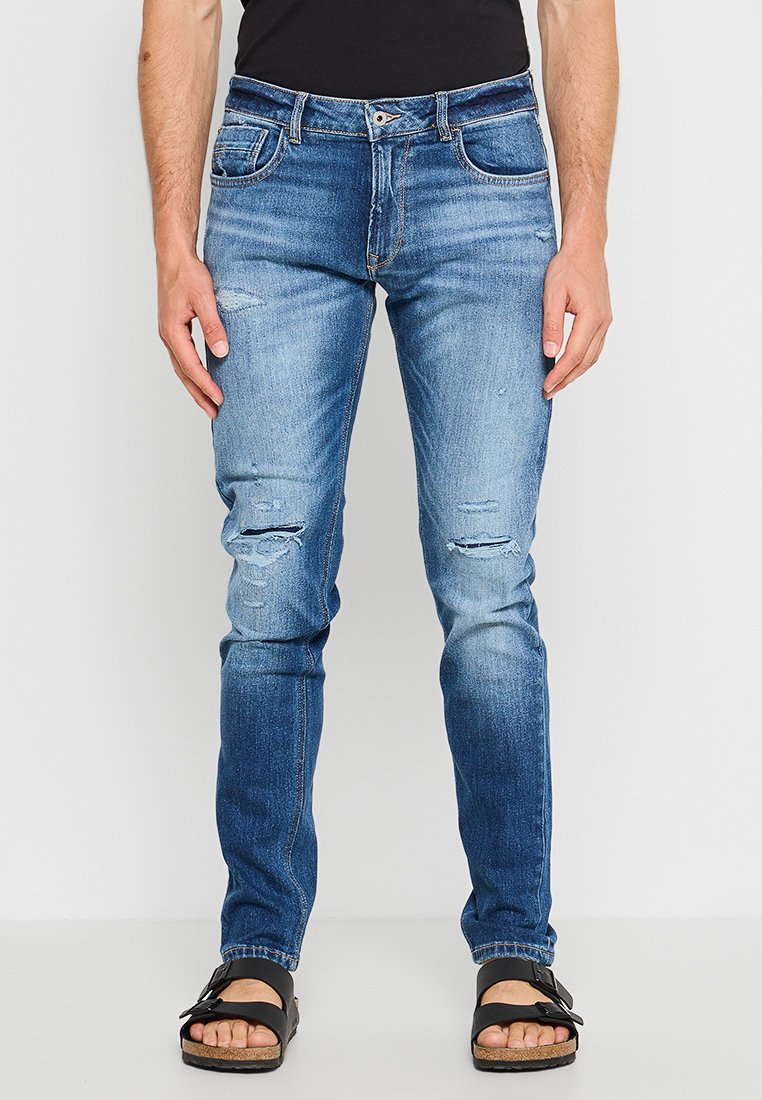 Pepe Jeans Slim fit jeans blauw Pepe Jeans Slim fit jeans blauw