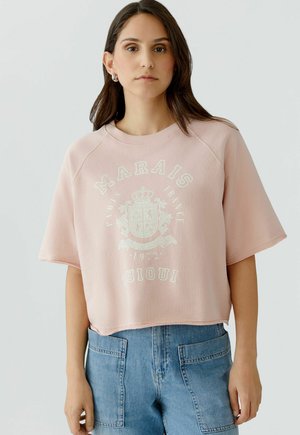 T-shirt print - dusty rose