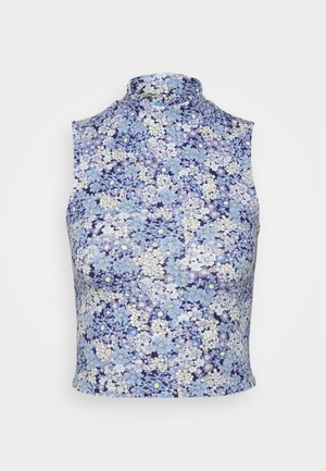 KAORI TOP - T-shirt estampada - josef small blue
