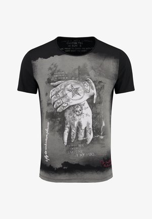 KEYLARGO Klwheels Round T-Shirt, Argento (1107), S Uomo KEYLARGO Klwheels Round T-Shirt, Argento (1107), S Uomo