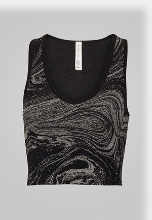 Athleta, AURORA SEAMLESS SHINE TANK - Débardeur - black