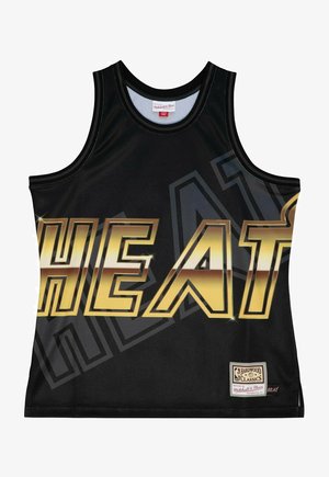 Mitchell & Ness BIG FACE FASHION MIAMI HEAT - Débardeur - black