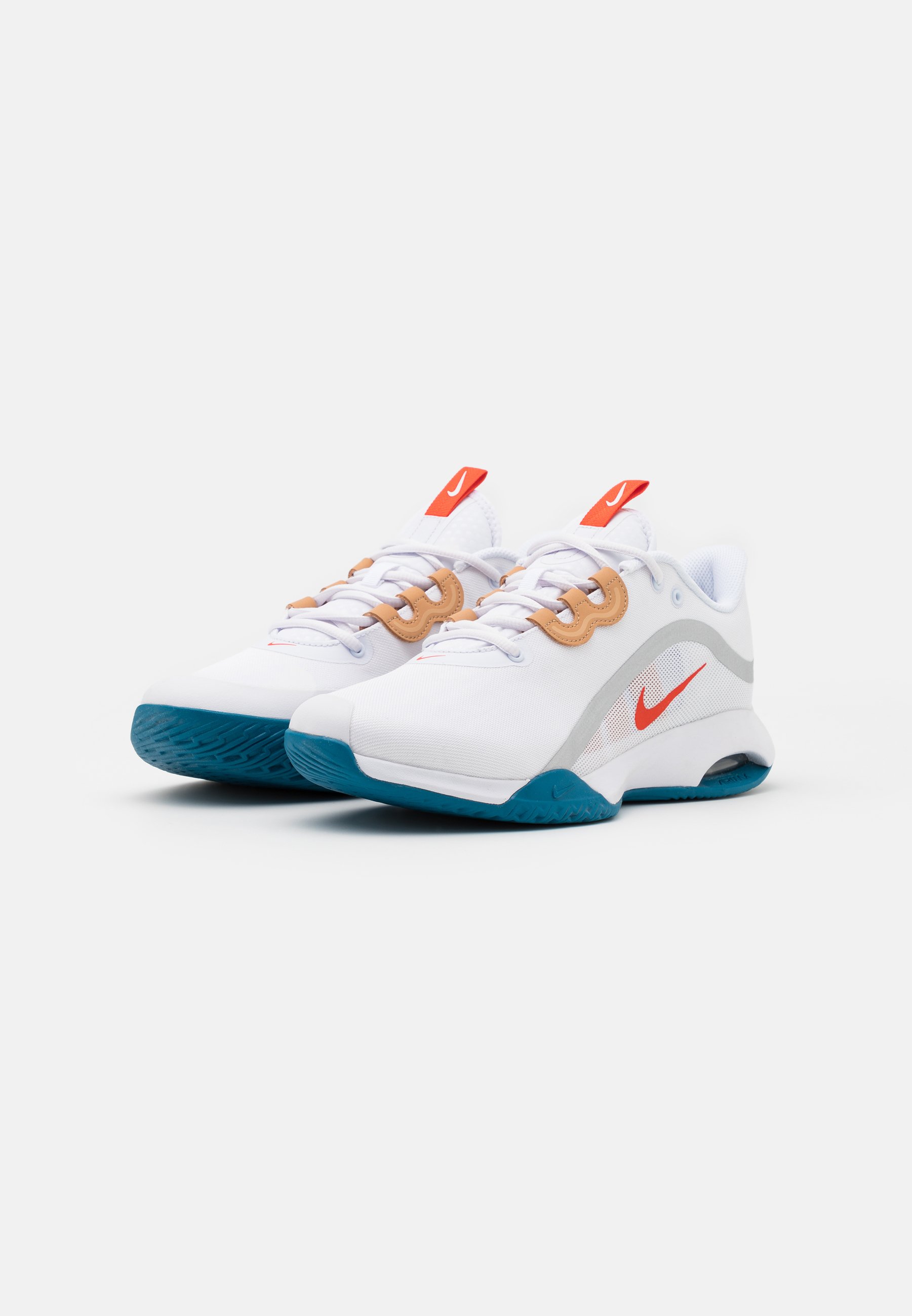 Nike Performance AIR MAX VOLLEY - Zapatillas de tenis para todas las  superficies - white/team orange/green abyss/blanco - Zalando.es