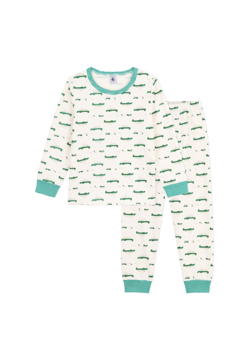 Petit Bateau MIT KROKODIL-MOTIV SET - Pyjama - milk multico
