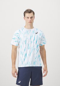 ASICS GAME - T-Shirt print - brilliant white