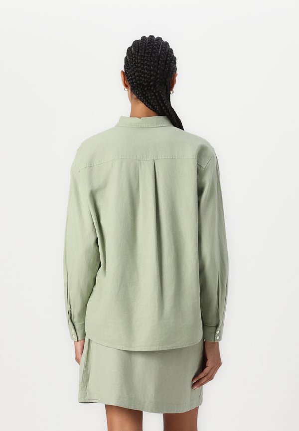 LINNO - Button-down blouse - tea2