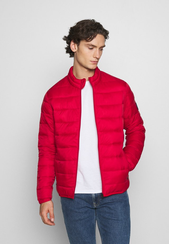 JJEMAGIC PUFFER COLLAR  - Übergangsjacke - tango red