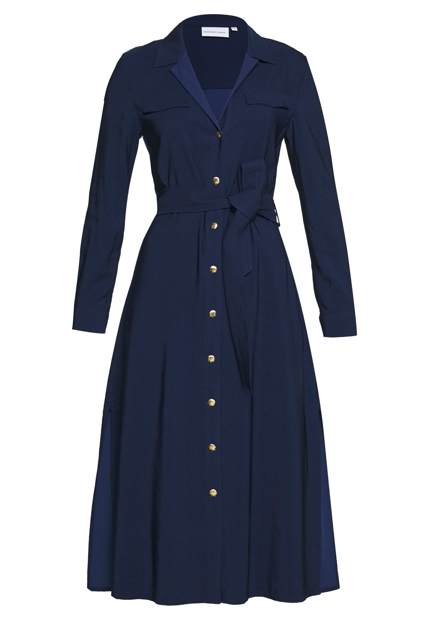 Fabienne Chapot THEA LOU DRESS Skjortekjole wavy navy Fabienne Chapot THEA LOU DRESS - Skjortekjole - wavy navy