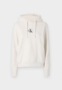 MONOLOGO REGULAR HOODIE - Sweatshirt com capuz - ivory