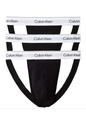 Calvin Klein Underwear, ICON 3 PACK - Jockstrap - black