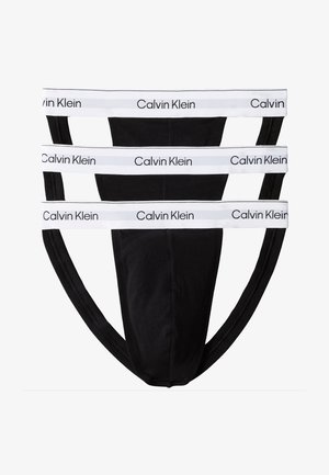 Calvin Klein Underwear, ICON 3 PACK - Jockstrap - black