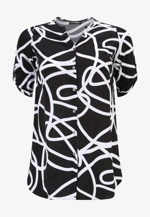 DORIS STREICH, Bluse - black white