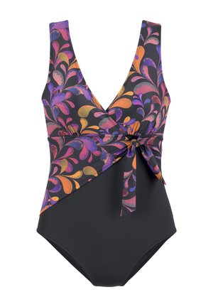 Swimsuit - schwarz bedruckt