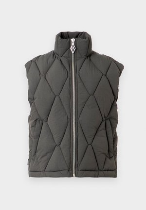 Han Kjøbenhavn DIAMOND PADDED VEST - Liivi - smoke grey