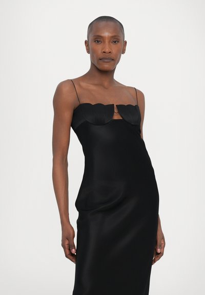Anna October TULIP MAXI DRESS - Galajurk - black