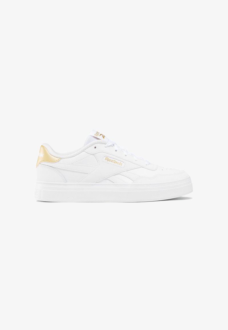 Reebok Classic CLASSIC - LOW (NON FOOTBALL) COURT ADVANCE BOLD - Zapatillas - white white gold