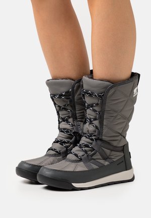 Sorel WHITNEY TALL LACE WP - Vinterstøvler - quarry