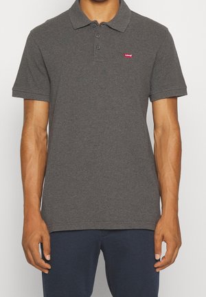 Polo - mottled dark grey