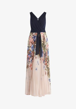 Vera Mont, VERA MONT MIT PLISSEE ABENDKLEID - Galajurk - patch dark blue cream