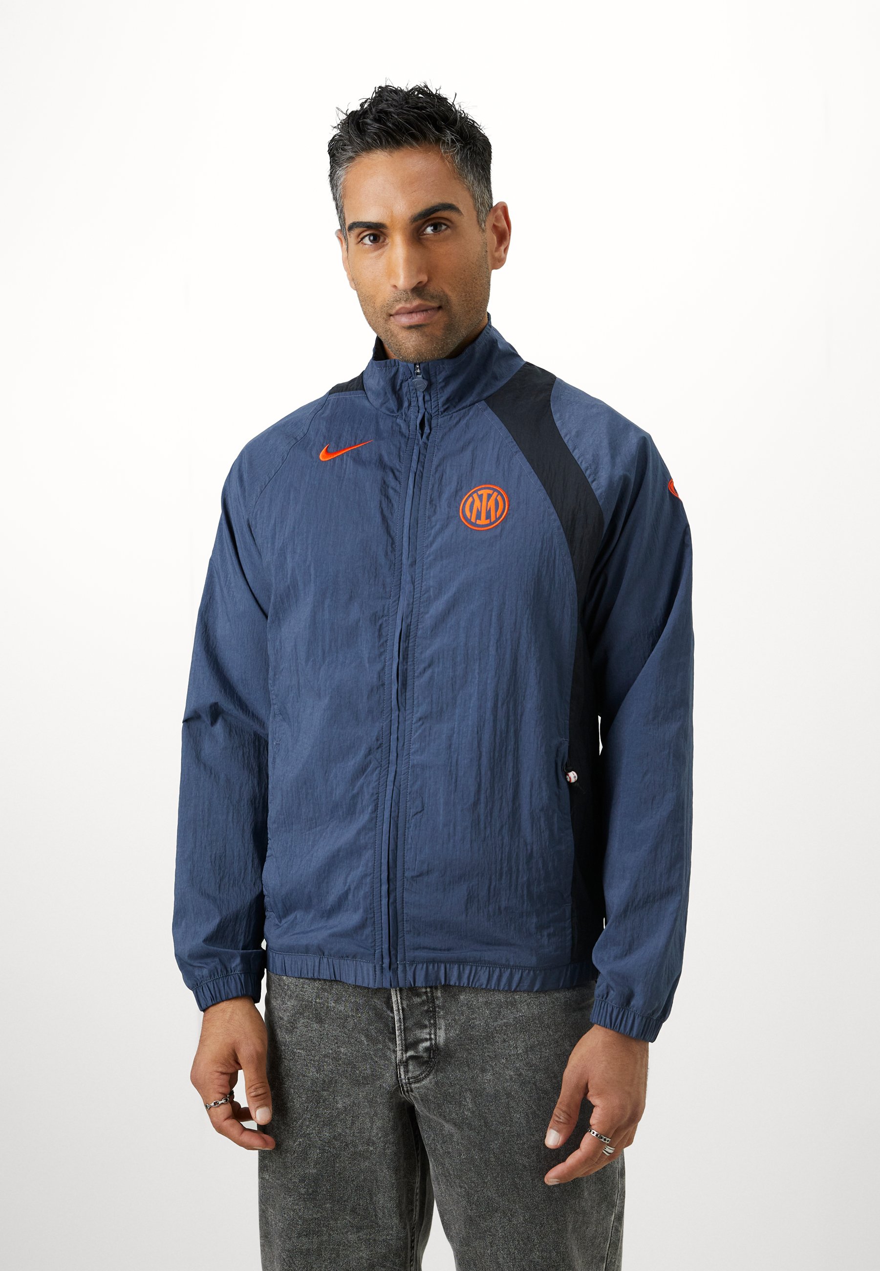 nike blue and orange jacket