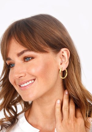 HOOPS TWISTED - Earrings - gold